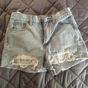 High waisted shorts